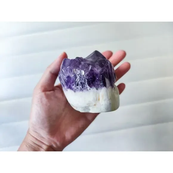 Large Amethyst Hedgehog Pet Rock - Picture 5 of 7